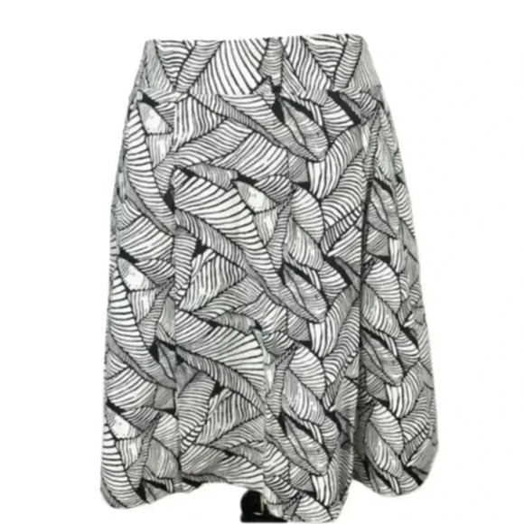 Ann Taylor loft skirt size 0 pleated 100% linen - Picture 10 of 10